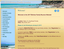 Tablet Screenshot of ellerbeefamilyreunion.com